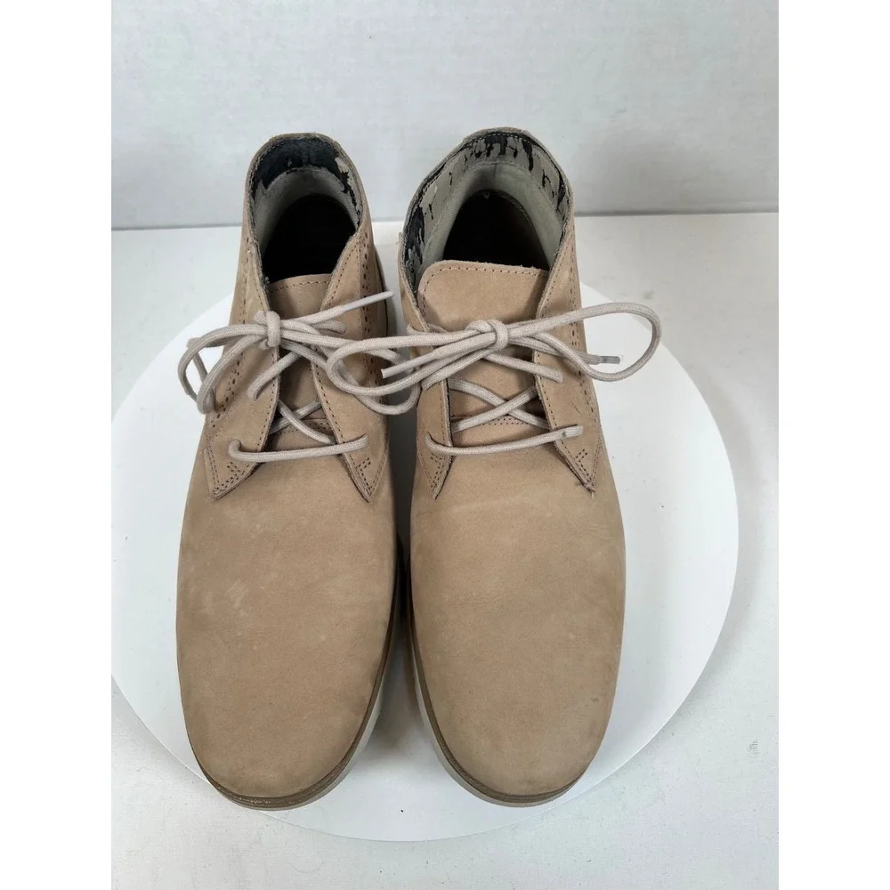 Timberland Suede Chukka Boots Franklin Park Mens Size 8 Taupe Beige